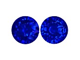 Sapphire 10mm Round Matched Pair 11.98ctw
