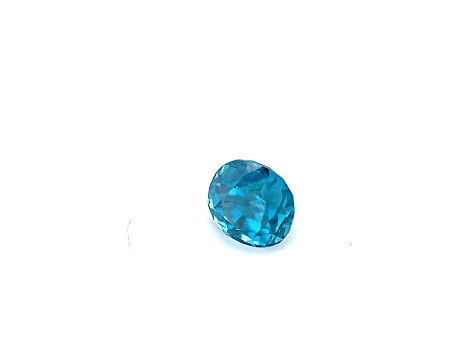 Blue Zircon 5.6x5.2mm Cushion 1.3ct