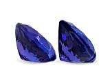 Tanzanite 9mm Heart Shape Matched Pair 5.99ctw