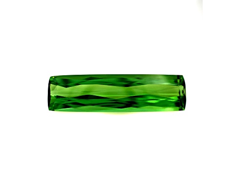 Green Tourmaline 27.5x7.1mm Cushion 7.48ct