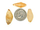 Sri Lankan Natural Yellow Sapphire Crystal Set of 3