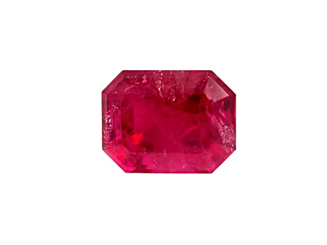 Red Beryl 6.5x5.1mm Emerald Cut 0.83ct