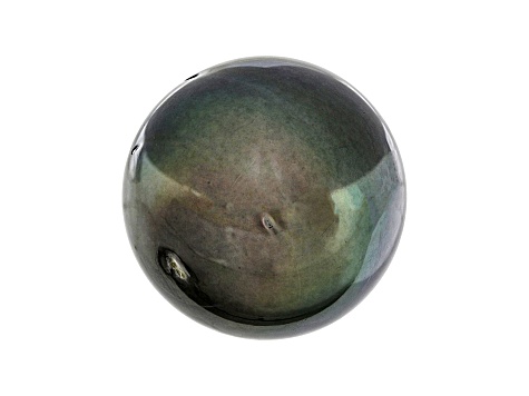 Cultured Tahitian Pearl 14.7mm Round Sea Green