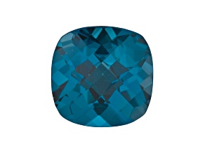 London Blue Topaz 5mm Checkerboard Cushion 0.75ct