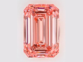 1.96ct Vivid Pink Emerald Cut Lab-Grown Diamond VVS2 Clarity IGI Certified