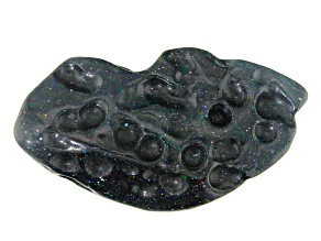 Honduran Black Opal Free-Form Carving