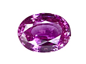 Pink Sapphire Loose Gemstone 10.2x7.7mm Oval 3.58ct