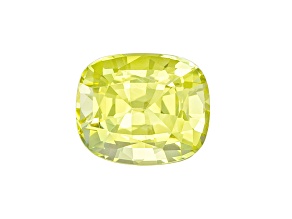 Yellow Sapphire Loose Gemstone Unheated 8.42x7.03mm Cushion 2.63ct