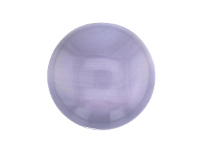 Blue Chalcedony 25mm Round Cabochon 40.00ct