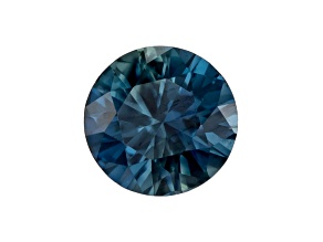 Blue-Green Sapphire Loose Gemstone 4.8mm Round 0.49ct