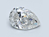 1.71ct Natural White Diamond Pear Shape, G Color, SI2 Clarity, GIA Certified