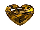 Brownish Yellow Sapphire 16.9x12.4mm Heart Shape 9.94ct