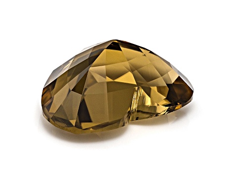 Brownish Yellow Sapphire 16.9x12.4mm Heart Shape 9.94ct