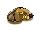 Brownish Yellow Sapphire 16.9x12.4mm Heart Shape 9.94ct