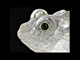 Rock Crystal Quartz Frog Carving 3.25x2.35x1.41 Inch 1257.87ct