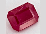 Ruby 6.96x5.2mm Emerald Cut 1.24ct