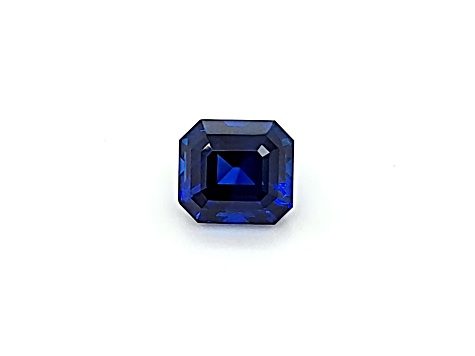 Sapphire Loose Gemstone 9.1x8.33mm Emerald Cut 5.02ct