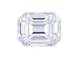 White Sapphire Unheated 8.9x6.78mm Emerald Cut 3.12ct