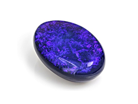 Australian Black Opal 17.5x12.0mm Oval Cabochon 7.87ct