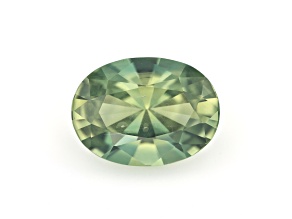 Green Sapphire Unheated 10.2x7.5mm Oval 3.56ct