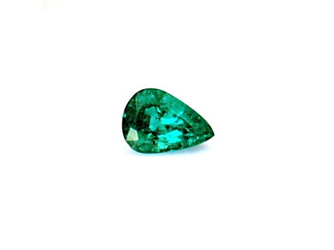 Zambian Emerald 11.83x8.33mm Pear Shape 3.38ct