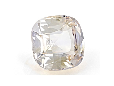 Peach Sapphire 8.1mm Cushion 3.12ct