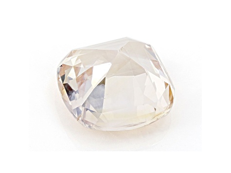 Peach Sapphire 8.1mm Cushion 3.12ct