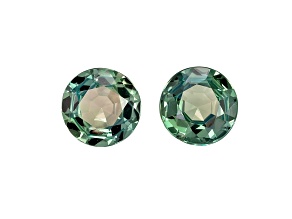 Alexandrite 4mm Round Matched Pair 0.49ctw