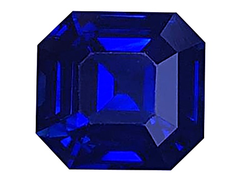 Sapphire Loose Gemstone 7.6x7.2mm Emerald Cut 2.64ct