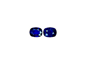 Sapphire 10.9x8.5mm Cushion Matched Pair 10.04ctw