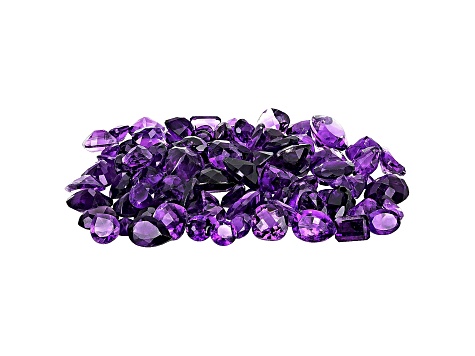 Amethyst Mixed Shapes and Sizes Parcel 100ctw