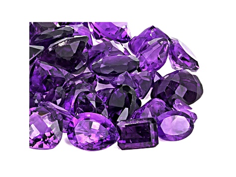 Amethyst Mixed Shapes and Sizes Parcel 100ctw