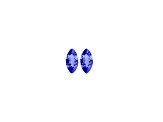 Tanzanite 7x3.5mm Marquise Matched Pair 0.96ctw