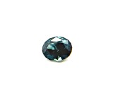 Teal Sapphire Unheated 6.1x5.0mm Oval 0.96ct
