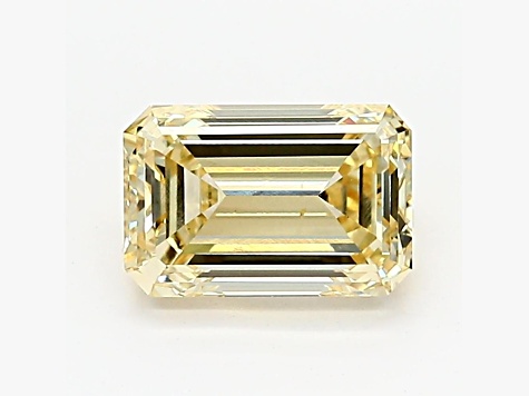1.31ct Yellow Emerald Cut Lab-Grown Diamond VS2 Clarity IGI Certified