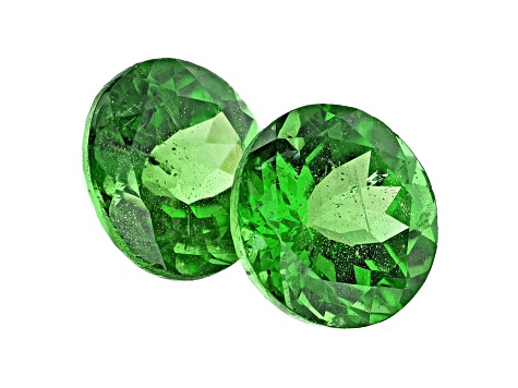 Tsavorite 5.5mm Round Matched Pair 1.55ctw