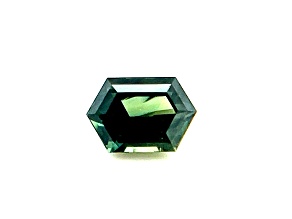Bluish Green Sapphire 7.8x5.3mm Hexagon 1.69ct