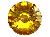 Yellow Sapphire Loose Gemstone 9.5mm Round 3.78ct