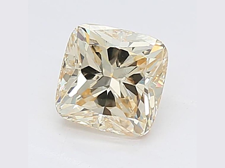 1.02ct Light Yellow Cushion Lab-Grown Diamond SI1 Clarity IGI Certified