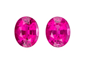 Pink Tourmaline 9.8x7.9mm Oval Matched Pair 5.14ctw