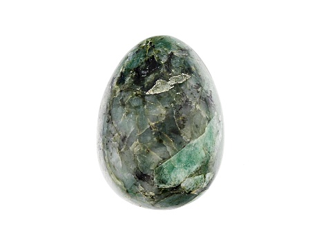 Bahia Brazilian Emerald in Matrix 35x25mm Decorative Egg