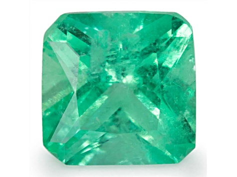 Panjshir Valley Emerald 6mm Square Emerald Cut 0.95ct