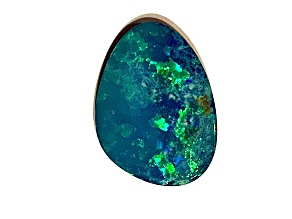 Opal on Ironstone 17.2x12.7mm Free-Form Doublet 4.32ct