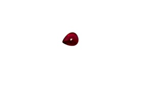 Ruby 7.0x5.7mm Pear Shape 1.14ct