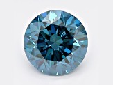 2.00ct Dark Blue Round Lab-Grown Diamond VS2 Clarity IGI Certified