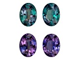 Alexandrite 5.0x3.7mm Oval Matched Pair 0.73ctw