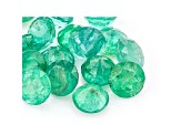 Madagascar Emerald 3.8mm Round Set of 21 6.24ctw