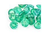 Madagascar Emerald 3.8mm Round Set of 21 6.24ctw