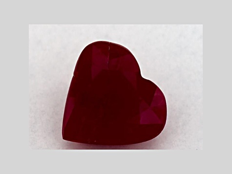 Ruby 6.49x6.08mm Heart Shape 1.09ct
