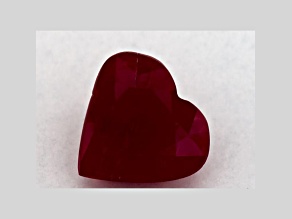 Ruby 6.49x6.08mm Heart Shape 1.09ct